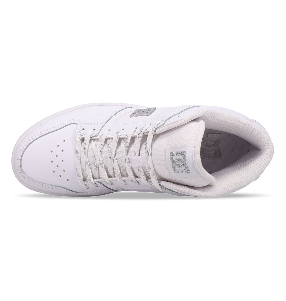 Manteca 4 Hi High-Top Shoes - Mid Wht/Wht/Slv White Silver