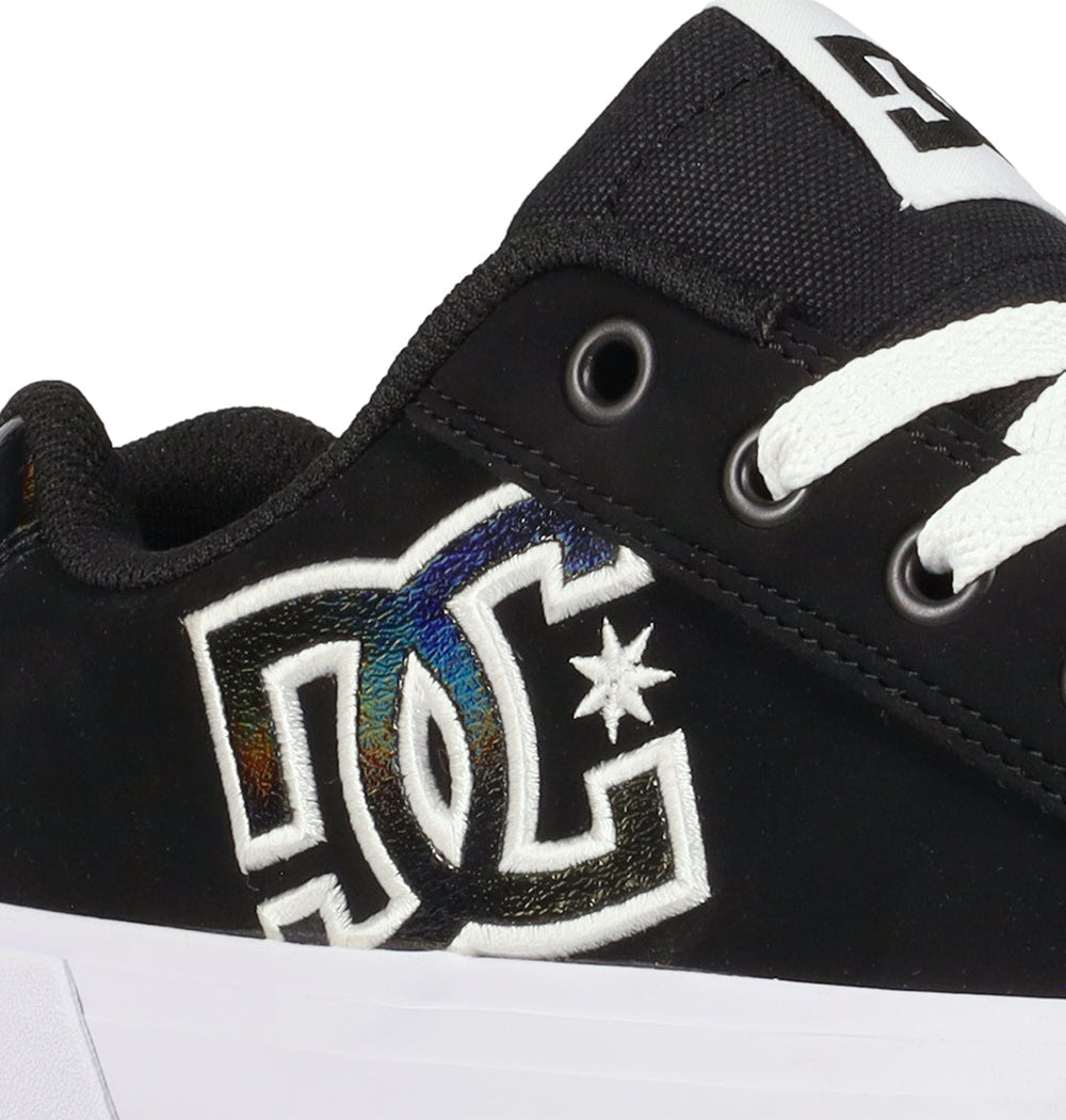 Chelsea Platform Shoes - Black / White