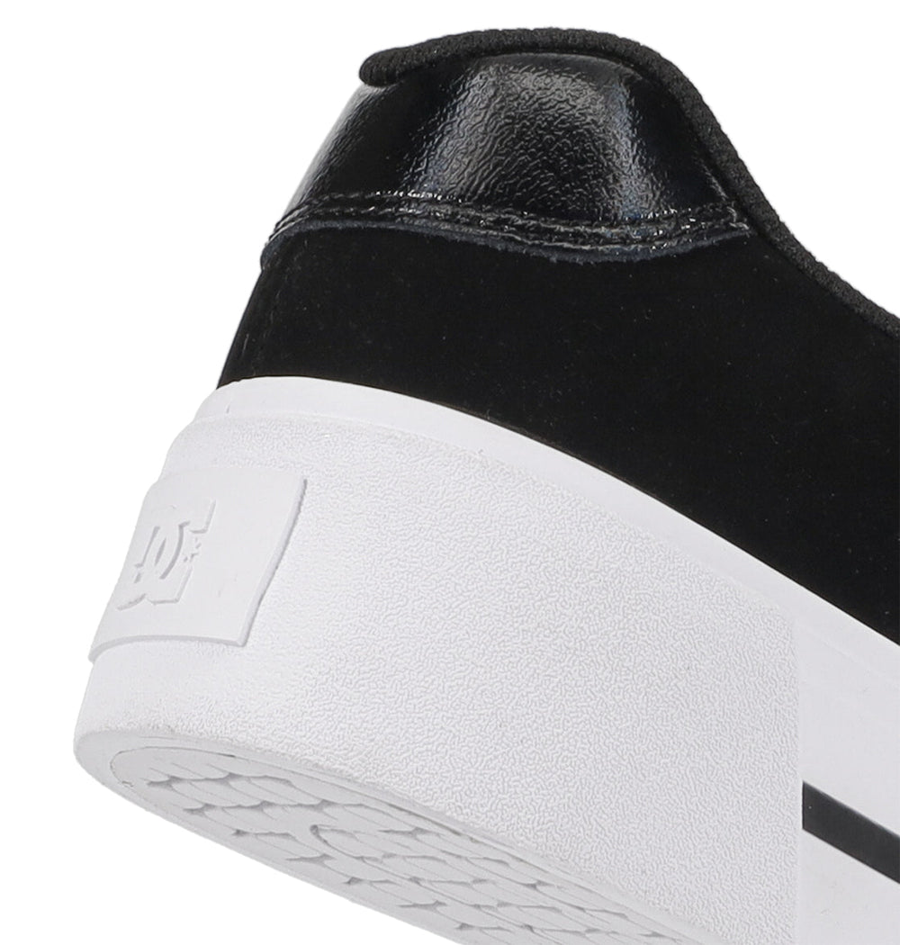 Chelsea Platform Shoes - Black / White