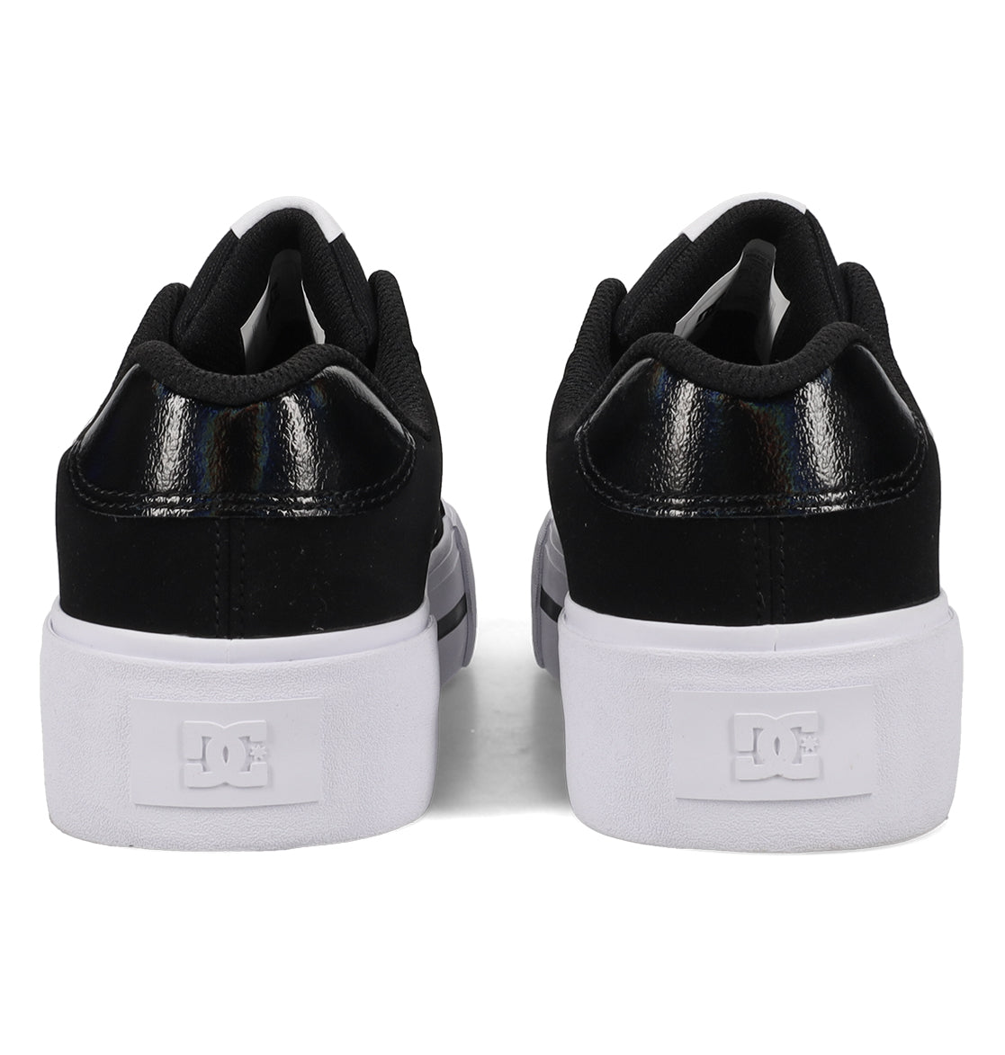 Chelsea Platform Shoes - Black / White