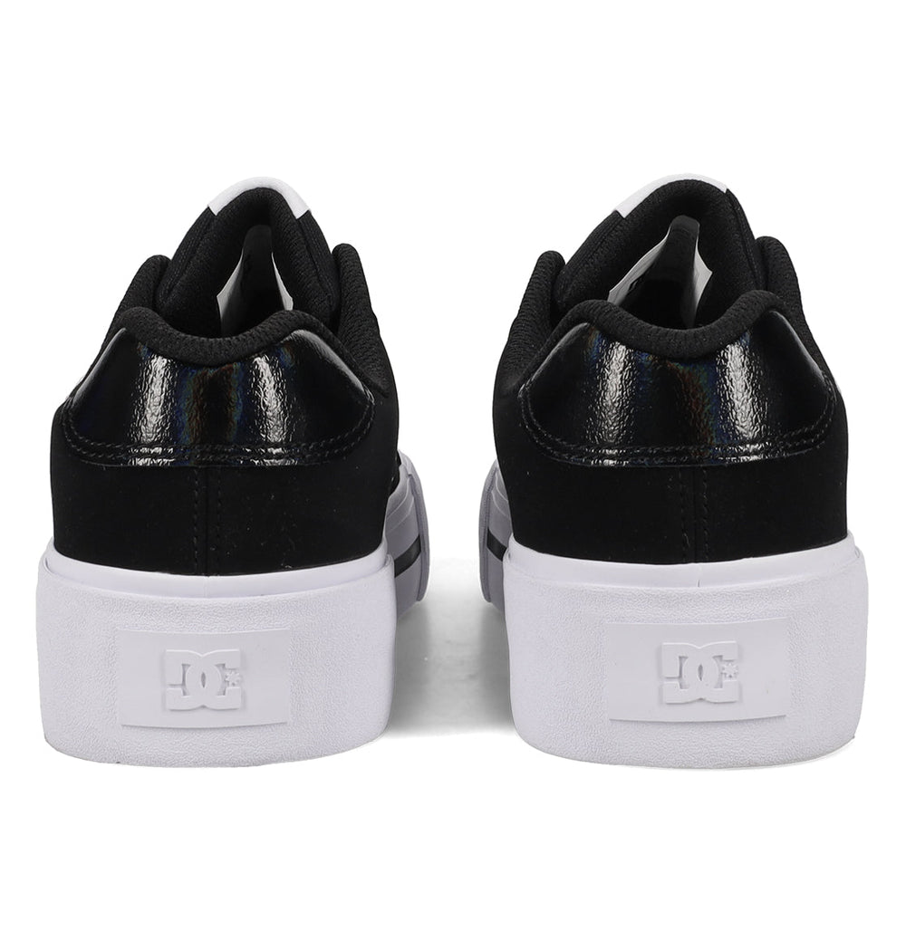 Chelsea Platform Shoes - Black / White