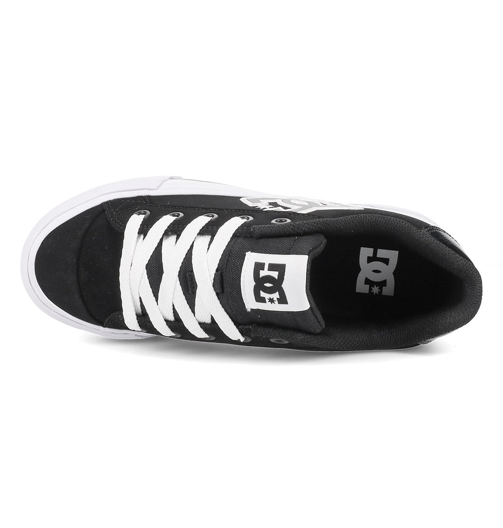 Chelsea Platform Shoes - Black / White