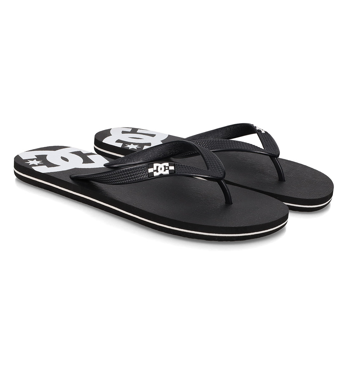 Spray Slides - Black / Black / White