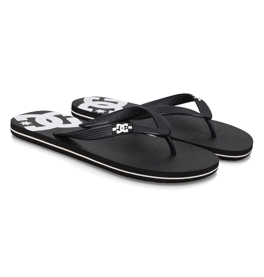 Spray Slides - Black / Black / White