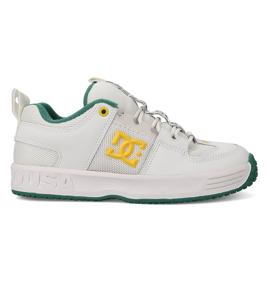 Lynx OG Skate Shoes - Off White/Yellow/Green