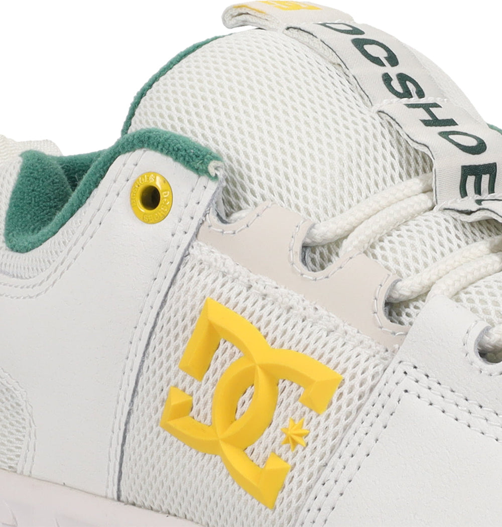 Lynx OG Skate Shoes - Off White/Yellow/Green